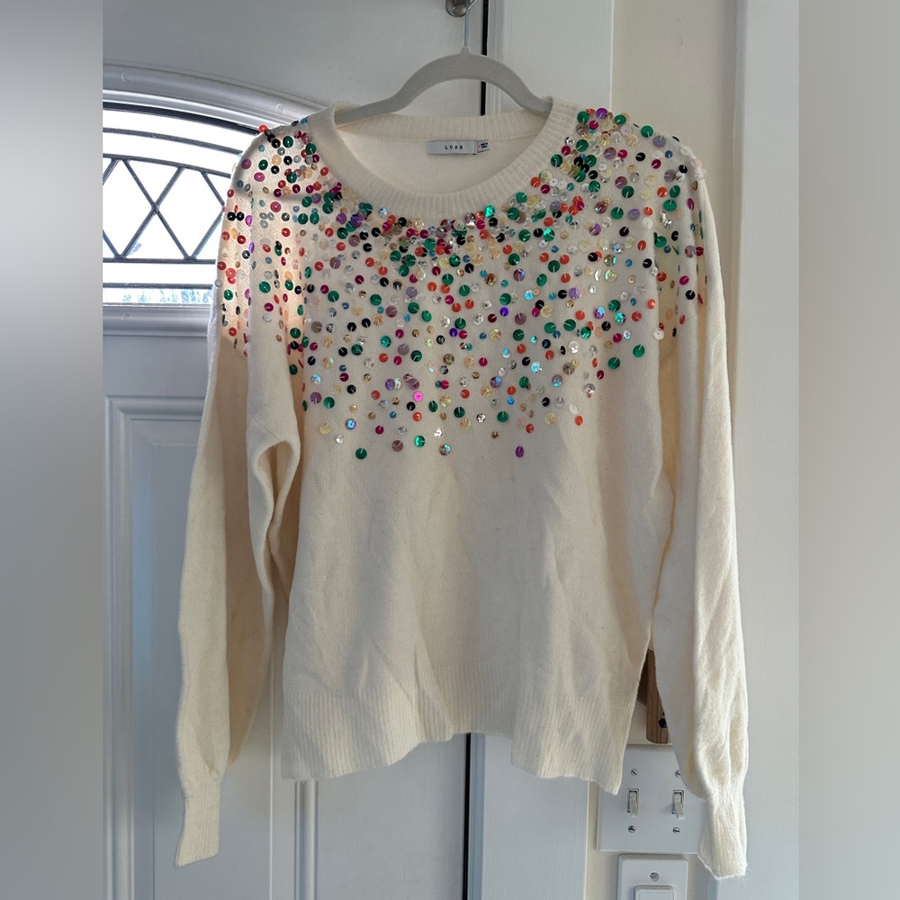 NWOT sequin sweater